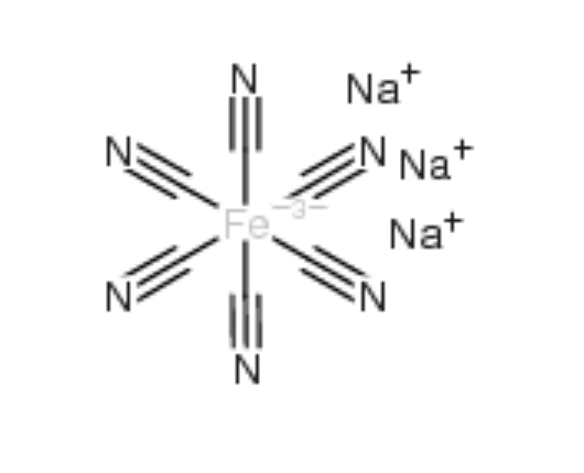 赤血鹽鈉,trisodium hexacyanoferrate