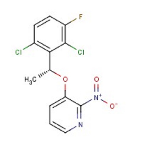 3-[[(1R)-1-(2,6-二氯-3-氟苯基)乙基]氧基]-2-硝基吡啶,(R)-3-(1-(2,6-Dichloro-3-fluorophenyl)ethoxy)-2-nitropyridine