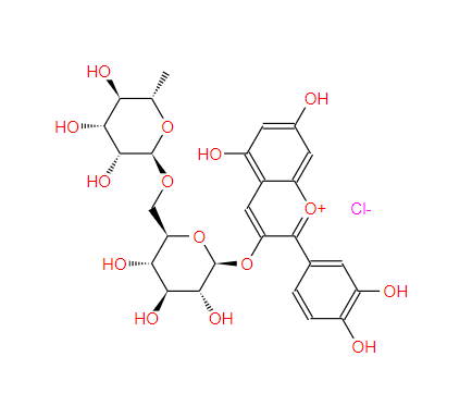 花青素鼠李葡糖苷,KERACYANIN CHLORIDE