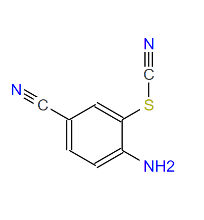 4-氨基-3-硫代氰酰基苯甲腈,4-AMINO-3-THIOCYANATOBENZONITRILE