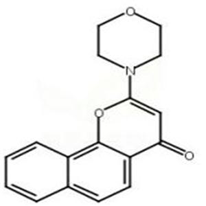2-(4-吗啉基)-4H-萘并[1,2-b]吡喃-4-酮  