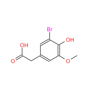 3-溴-4-羟基-5-甲氧基苯乙酸,3-Bromo-4-hydroxy-5-methoxyphenylacetic acid