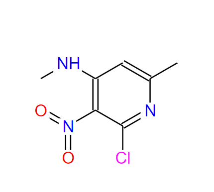 2-氯-N,6-二甲基-3-硝基吡啶-4-胺,2-CHLORO-N,6-DIMETHYL-3-NITROPYRIDIN-4-AMINE
