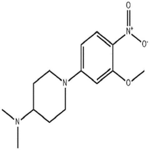 N,N-二甲基-1-[3-(甲基氧基)-4-硝基苯基]-4-哌啶胺,1-(3-methoxy-4-nitrophenyl)-N,N-dimethylpiperidin-4-amine