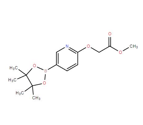 2-((5-(4,4,5,5-四甲基-1,3,2-二氧杂硼杂环戊烷-2-基)吡啶-2-基)氧基)乙酸甲酯,Methyl2-((5-(4,4,5,5-tetramethyl-1,3,2-dioxaborolan-2-yl)pyridin-2-yl)oxy)acetate