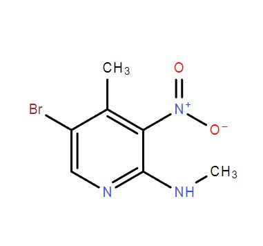 5-溴-N,4-二甲基-3-硝基吡啶-2-胺,5-Bromo-N,4-dimethyl-3-nitropyridin-2-amine