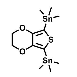 5,7-双(三甲基锡基)-2,3-二氢噻吩并[3,4-b][1,4]二恶英