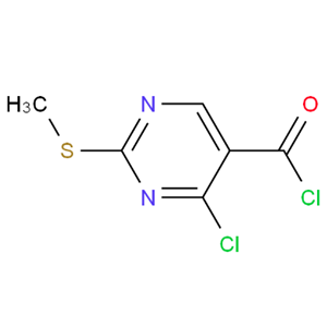 4-氯-2-甲巯基嘧啶-5-甲酰氯
