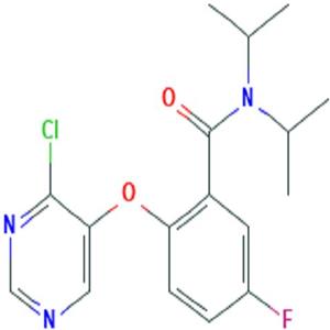 2-((4-氯嘧啶-5-基)氧基)-5-氟-N,N-二异丙基苯甲酰胺,2-((4-Chloropyrimidin-5-yl)oxy)-5-fluoro-N,N-diisopropylbenzamide