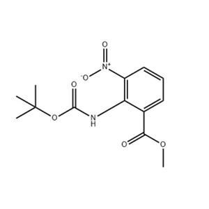 2-(叔丁氧基-2-甲酰胺)-3-硝基苯甲酸甲酯