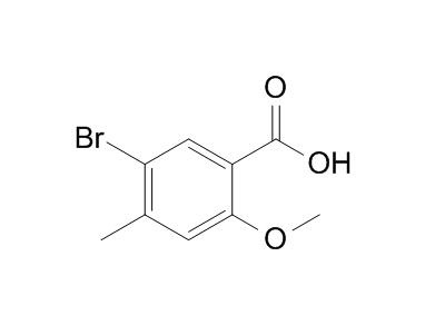 5-Bromo-2-methoxy-4-methylbenzoic acid,5-Bromo-2-methoxy-4-methylbenzoic acid