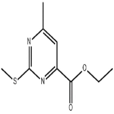 4-Pyrimidinecarboxylic acid, 6-methyl-2-(methylthio)-, ethyl ester