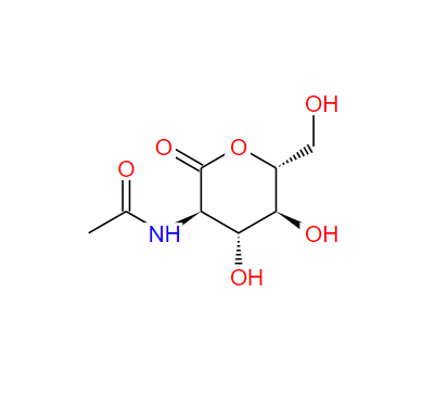 2-乙酰氨基-2-脱氧-3-D葡糖酸-1,5-内酯,2-acetamido-2-deoxy-D-glucono-.delta.-lactone