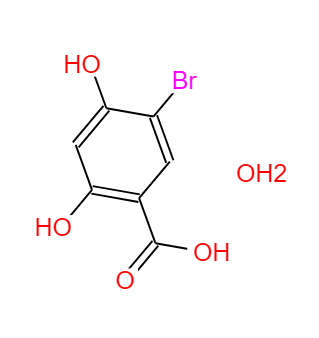 一水5-溴-2,4-二羟基苯甲酸,5-Bromo-2,4-dihydroxybenzoic acid monohydrate