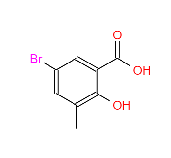 5-溴-2-羥基-3-甲基苯甲酸,5'-Bromo-2'-hydroxy-3'-methylbenzoic acid