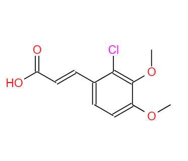2-氯-3,4-二甲氧基肉桂酸,2-Chloro-3,4-dimethoxycinnamic acid