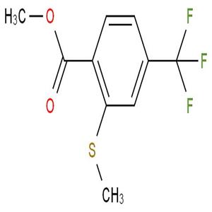 2-(甲硫基)-4-(三氟甲基)苯甲酸甲酯,2-Methylthio-4-trifluoroMethylbenzoic Acid Methyl Ester