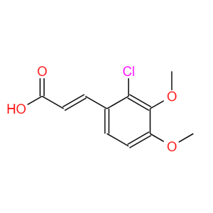 2-氯-3,4-二甲氧基肉桂酸,2-Chloro-3,4-dimethoxycinnamic acid