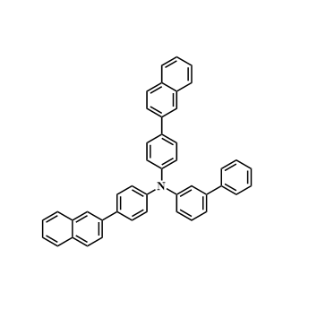 N,N-双[4-(2-萘基)苯基][1,1′-联苯基]-3-胺,N,N-Bis[4-(2-naphthalenyl)phenyl][1,1′-biphenyl]-3-amine