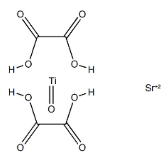 strontium bis[oxalato(2-)-O,O']oxotitanate(2-),strontium bis[oxalato(2-)-O,O']oxotitanate(2-)