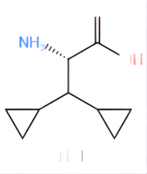 Cyclopropanepropanoic acid, α-amino-β-cyclopropyl-, hydrochloride (1:1), (αS)-