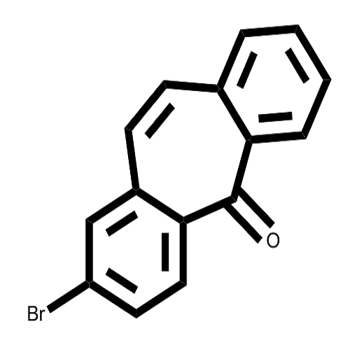 2-bromo-5H-dibenzo[a,d][7]annulen-5-one,2-bromo-5H-dibenzo[a,d][7]annulen-5-one