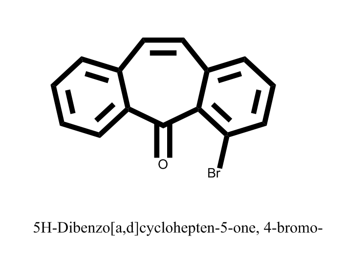 5H-Dibenzo[a,d]cyclohepten-5-one, 4-bromo-,5H-Dibenzo[a,d]cyclohepten-5-one, 4-bromo-