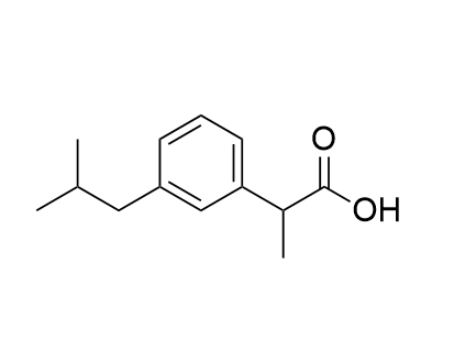 布洛芬杂质A,2-(3-isobutylphenyl)propanoic acid