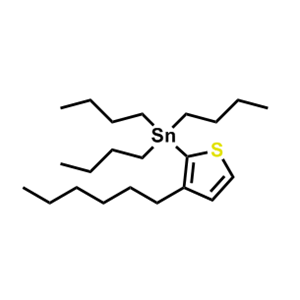 三丁基(3-己基噻吩-2-基)锡烷,Tributyl(3-hexylthiophen-2-yl)stannane