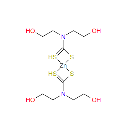 双(2-羟乙基)二硫代甲酸锌,BIS(2-HYDROXYETHYL)DITHIOCARBAMIC ACID ZINC SALT