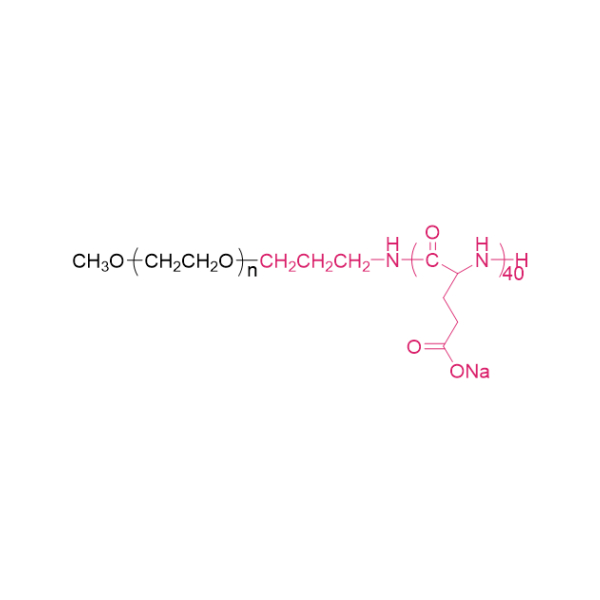 甲氧基聚乙二醇聚谷氨酸鈉,[mPEG-P(Glu)40] Methoxypoly(ethylene glycol)-block-poly(sodium glutamate)