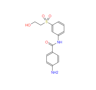 4-氨基-N-[3-(2-羥乙基)磺酰基]苯基苯甲酰胺,4-amino-N-[3-[(2-hydroxyethyl)sulphonyl]phenyl]benzamide