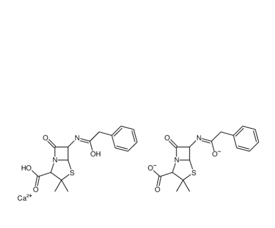 匹立溴铵,calcium,3,3-dimethyl-7-oxo-6-[(2-phenylacetyl)amino]-4-thia-1-azabicyclo[3.2.0]heptane-2-carboxylate