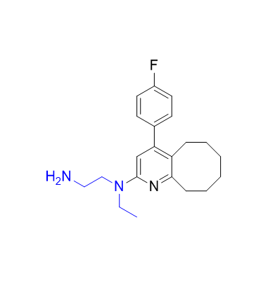 布南色林杂质14,N1-ethyl-N1-(4-(4-fluorophenyl)-5,6,7,8,9,10-hexahydrocycloocta[b]pyridin-2-yl)ethane-1,2-diamine