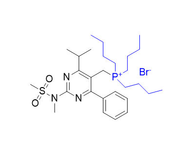 瑞舒伐他汀鈣雜質(zhì)53,tributyl((4-isopropyl-2-(N-methylmethylsulfonamido)-6-phenylpyrimidin-5-yl)methyl)phosphonium bromide