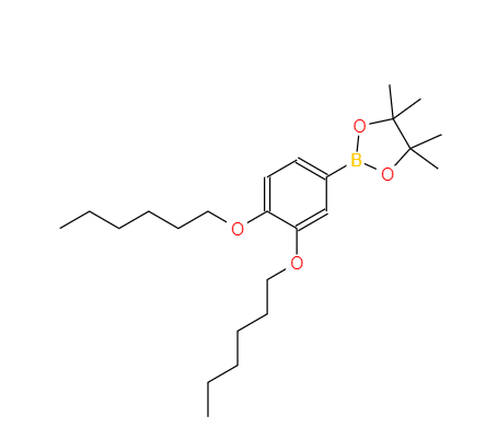 1,3,2-Dioxaborolane, 2-[3,4-bis(hexyloxy)phenyl]-4,4,5,5-tetramethyl-,1,3,2-Dioxaborolane, 2-[3,4-bis(hexyloxy)phenyl]-4,4,5,5-tetramethyl-