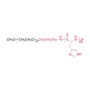 甲氧基聚乙二醇聚组氨酸,[mPEG-P(His)40] Methoxypoly(ethylene glycol)-block-polyhistidine