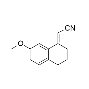 阿戈美拉汀杂质01,(E)-2-(7-methoxy-3,4-dihydronaphthalen-1(2H)-ylidene)acetonitrile
