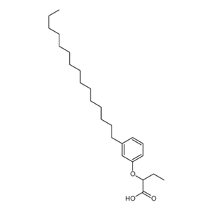 2-(3-pentadecylphenoxy)butanoic acid,2-(3-pentadecylphenoxy)butanoic acid