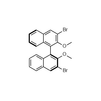 (S)-3,3'-二溴-2,2'-二甲氧基-1,1'-聯(lián)萘,(S)-3,3′-Dibromo-2,2′-dimethoxy-1,1′-binaphthyl