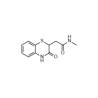 N-甲基-2-(3-氧代-3,4-二氢-2H-苯并[b][1,4]噻嗪-2-基)乙酰胺,n-Methyl-2-(3-oxo-3,4-dihydro-2h-benzo[b][1,4]thiazin-2-yl)acetamide