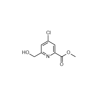 4-氯-6-羥甲基-2-吡啶甲酸甲酯,Methyl 4-chloro-6-(hydroxymethyl)picolinate