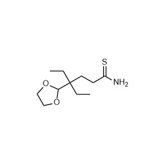 4-(1,3-二氧戊环-2-基)-4-乙基己硫代酰胺,4-(1,3-Dioxolan-2-yl)-4-ethylhexanethioamide