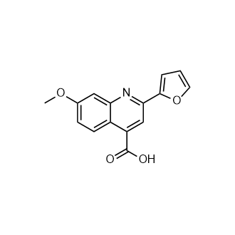 2-(呋喃-2-基)-7-甲氧基喹啉-4-羧酸,2-(Furan-2-yl)-7-methoxyquinoline-4-carboxylic acid