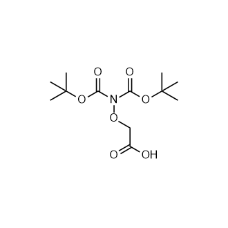 双叔丁氧羰基氨基氧乙酸,((Bis((1,1-dimethylethoxy)carbonyl)amino)oxy)acetic acid