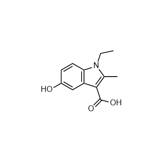 1-乙基-5-羟基-2-甲基-1H-吲哚-3-羧酸,1-Ethyl-5-hydroxy-2-methyl-1h-indole-3-carboxylic acid