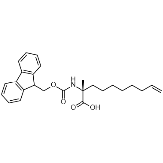 (2R)-2-N-芴甲氧羰基氨基-2-甲基-9-癸烯酸,(R)-N-Fmoc-2-(7-octenyl)Alanine