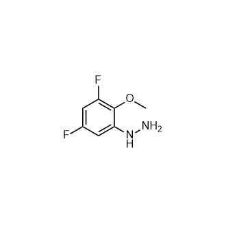 (3,5-二氟-2-甲氧基苯基)肼,(3,5-Difluoro-2-methoxyphenyl)hydrazine