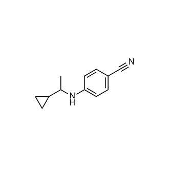 4-((1-环丙基乙基)氨基)苯甲腈,4-((1-Cyclopropylethyl)amino)benzonitrile