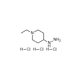 1-乙基-4-肼基哌啶三盐酸盐,1-Ethyl-4-hydrazinylpiperidine trihydrochloride